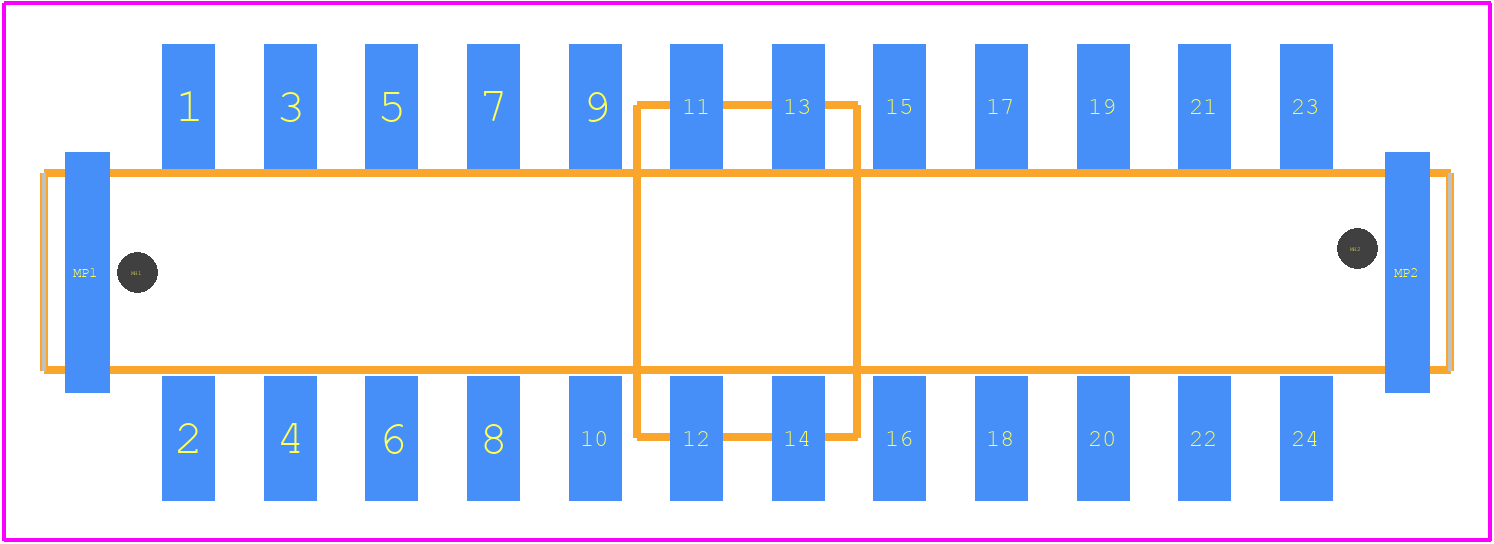 14011213101000 - HARTING PCB footprint - Other - Other - 14011213101000-2