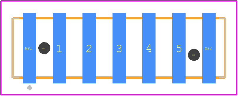 14110513001000 - HARTING PCB footprint - Other - Other - 14110513001000-1