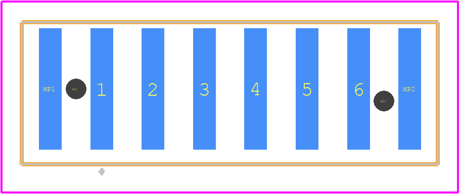14110613001000 - HARTING PCB footprint - Other - Other - 14110613001000-2