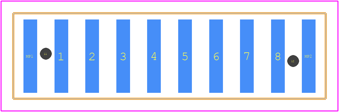 14110813002000 - HARTING PCB footprint - Other - Other - 14110813002000-1