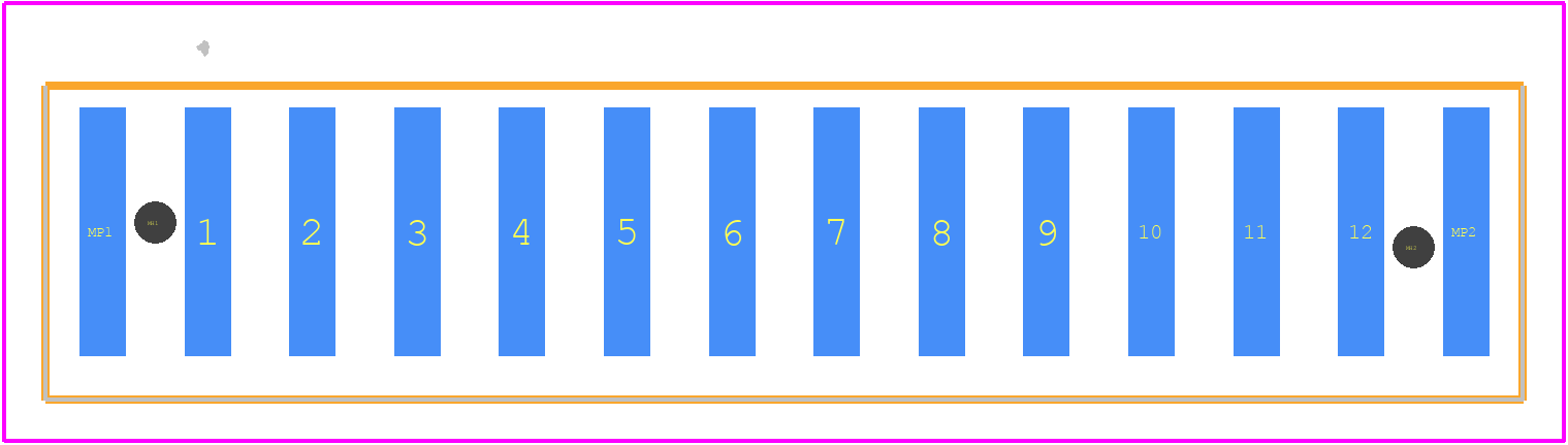 14111213002000 - HARTING PCB footprint - Other - Other - 14111213002000-3