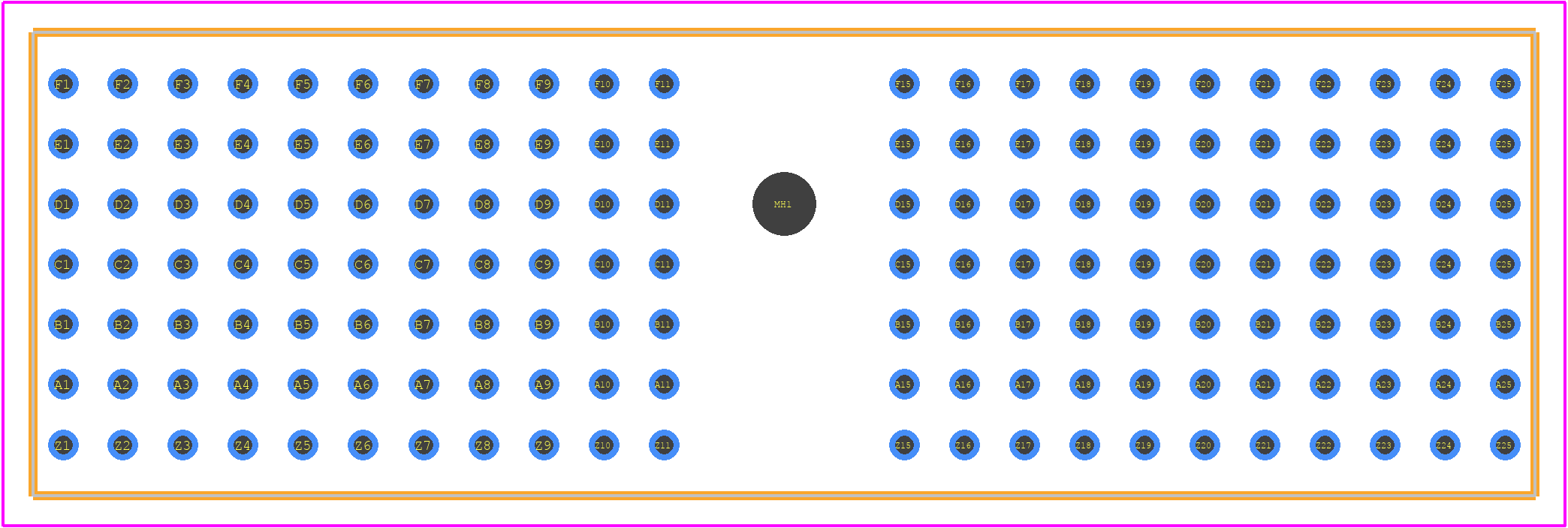17011542201 - HARTING PCB footprint - Other - Other - 17011542201