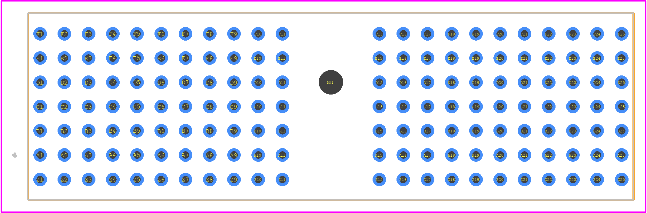 17011542203 - HARTING PCB footprint - Other - Other - 17011542203-3