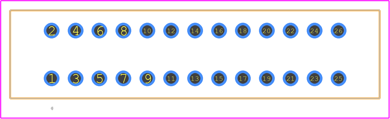 392-026-521-201 - EDAC PCB footprint - Other - Other - 392-026-521-201-1