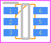 TC1240ECHTR - Microchip PCB footprint - SOT23 (6-Pin) - SOT23 (6-Pin) - TC1240ECHTR