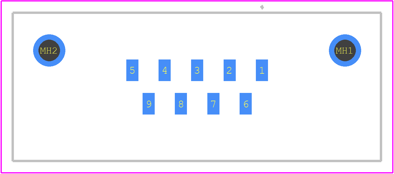 09551156611741 - HARTING PCB footprint - Other - Other - 09551156611741-2