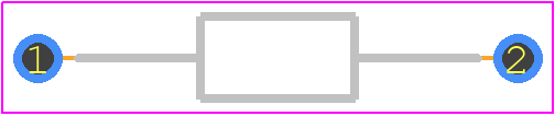 OJ2235E - Ohmite PCB footprint - Resistors, Axial Diameter Horizontal Mounting - Resistors, Axial Diameter Horizontal Mounting - OJ_1