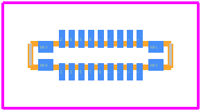 BM28B0.6-18DP/2-0.35V(53) - Hirose PCB footprint - Other - Other - BM28B0.6-18DP/2-0.35V(53)-2