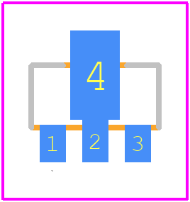MCP1700T-2602E/MB - Microchip PCB footprint - Other - Other - 3Lead Plastic Small Outline Transistor (MB) [SOT-89]