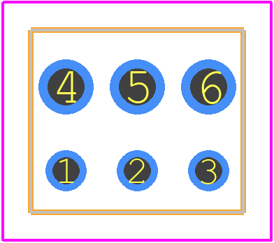MDF7-3S-2.54DSA(96) - Hirose PCB footprint - Other - Other - MDF7-3S-2.54DSA(96)-2