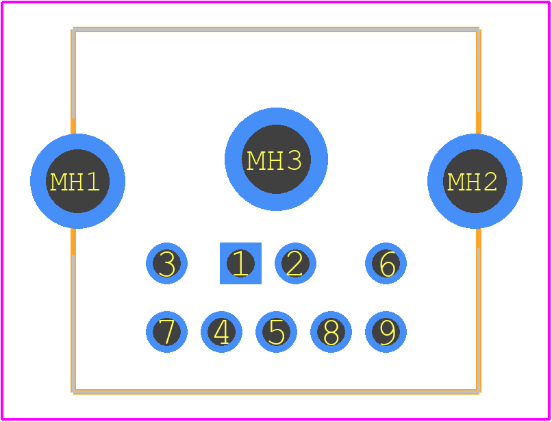 MD-90SM - Same Sky PCB footprint - Other - Other - MD-90SM-1
