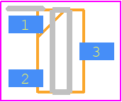 DTC114TKAT146 - ROHM Semiconductor PCB footprint - SOT23 (3-Pin) - SOT23 (3-Pin) - DTC114TKAT146