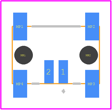 474125 - ERNI PCB footprint - Other - Other - 474125