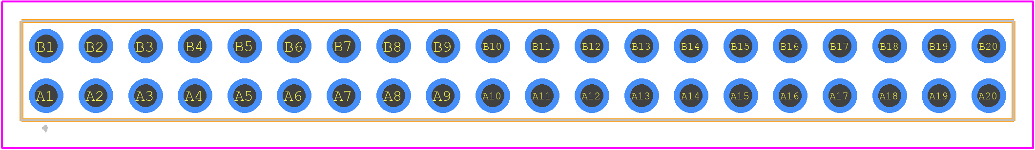 70287-1018 - Molex PCB footprint - Other - Other - 70287-1018-1