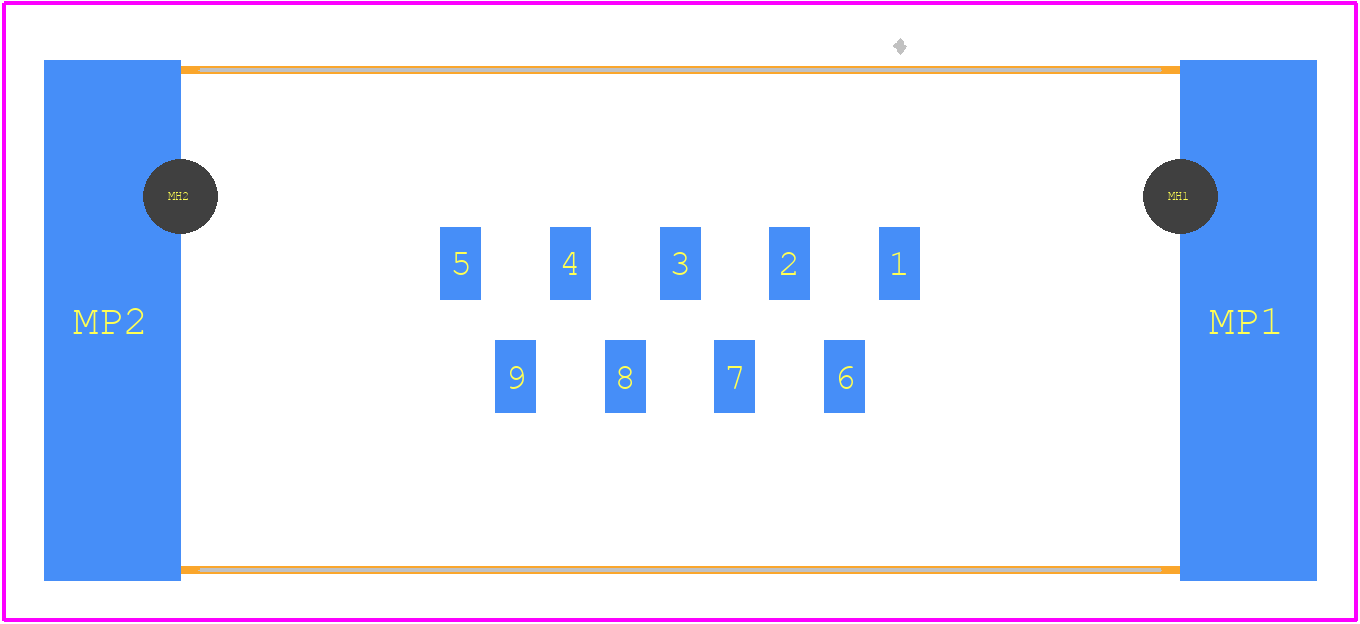 09551156612741 - HARTING PCB footprint - Other - Other - 09551156612741-2