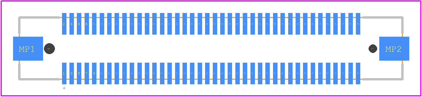 0536250874 - Molex PCB footprint - Other - Other - 0536250874-2