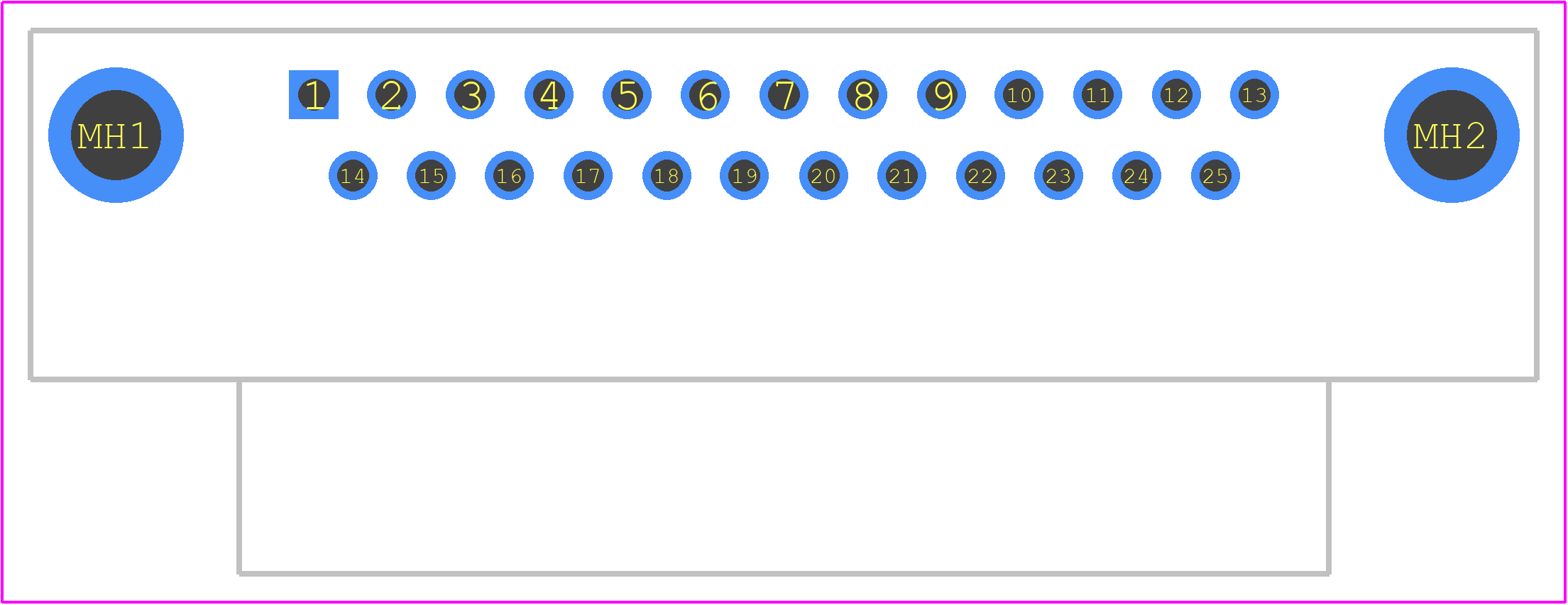 1218441-3 - TE Connectivity PCB footprint - Other - Other - 1218441-3