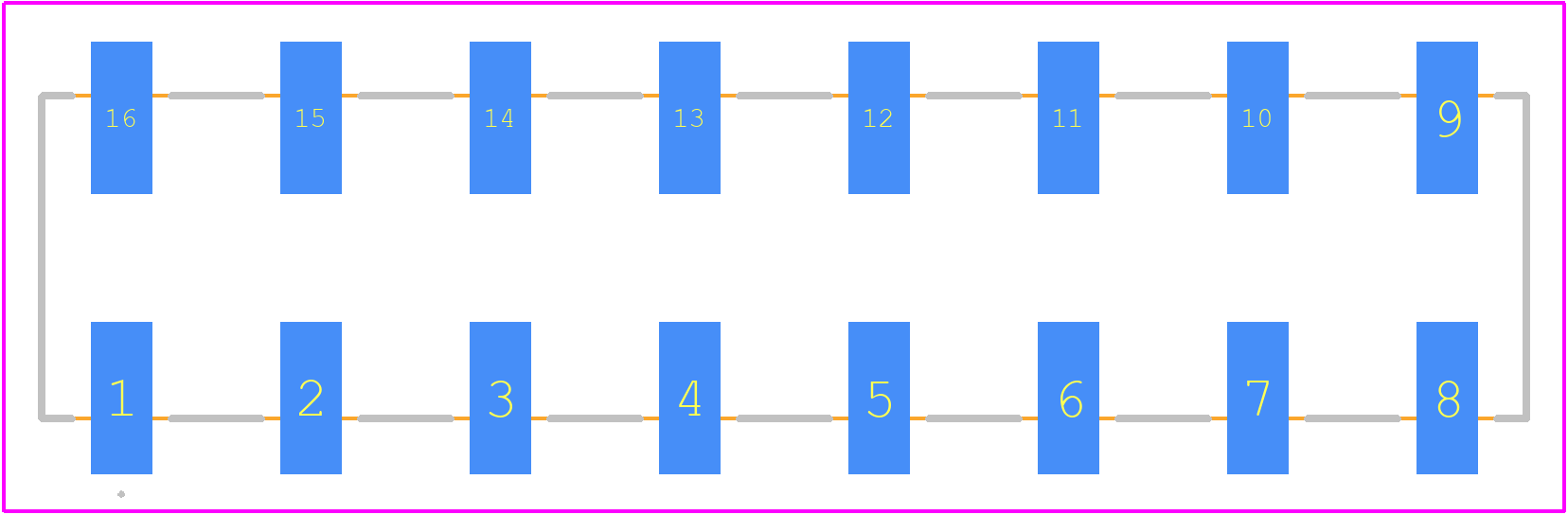 1473680000 - Weidmüller PCB footprint - Other - Other - 1473680000-1