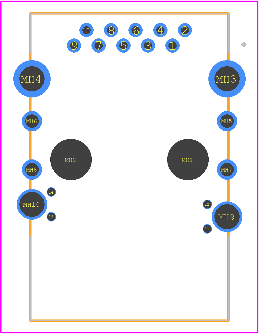 1840772-8 - TRP Connector PCB footprint - Other - Other - 1840772-8-2