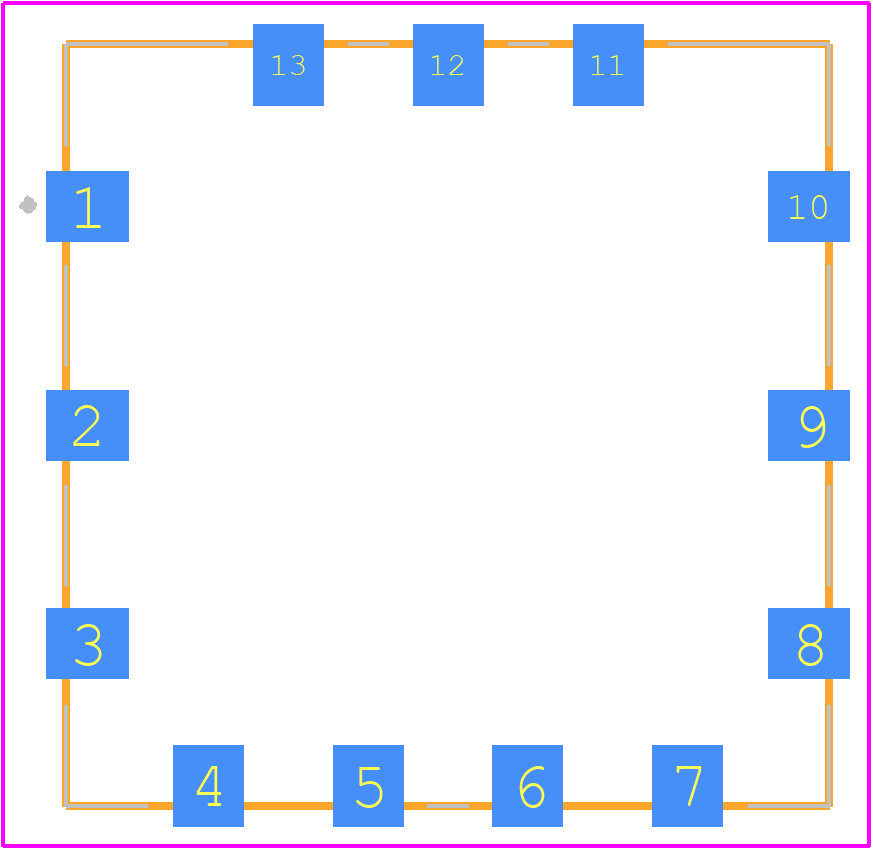 CBP-A1230C+ - Mini-Circuits PCB footprint - Other - Other - CBP-A1230C+-2