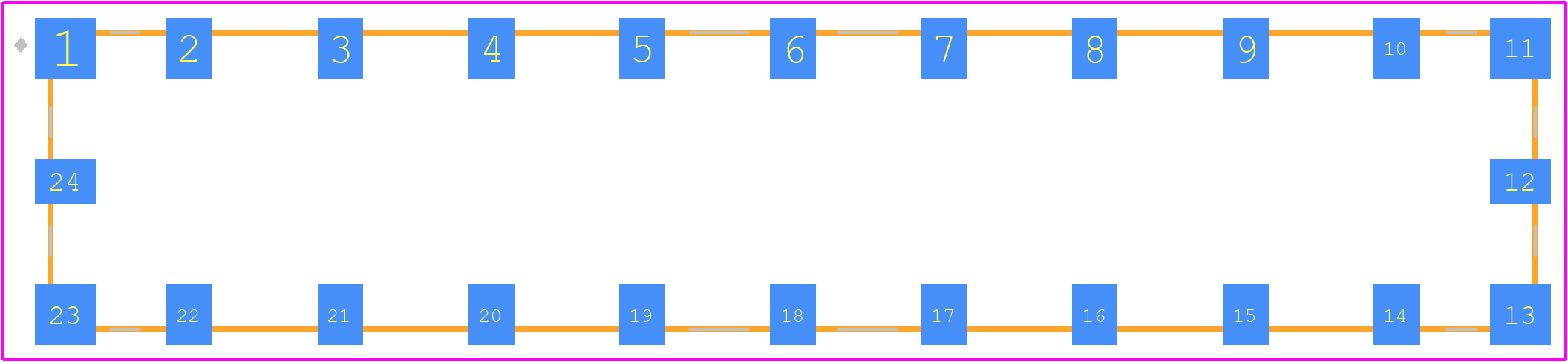 CBP-A1598AF+ - Mini-Circuits PCB footprint - Other - Other - CBP-A1598AF+-1