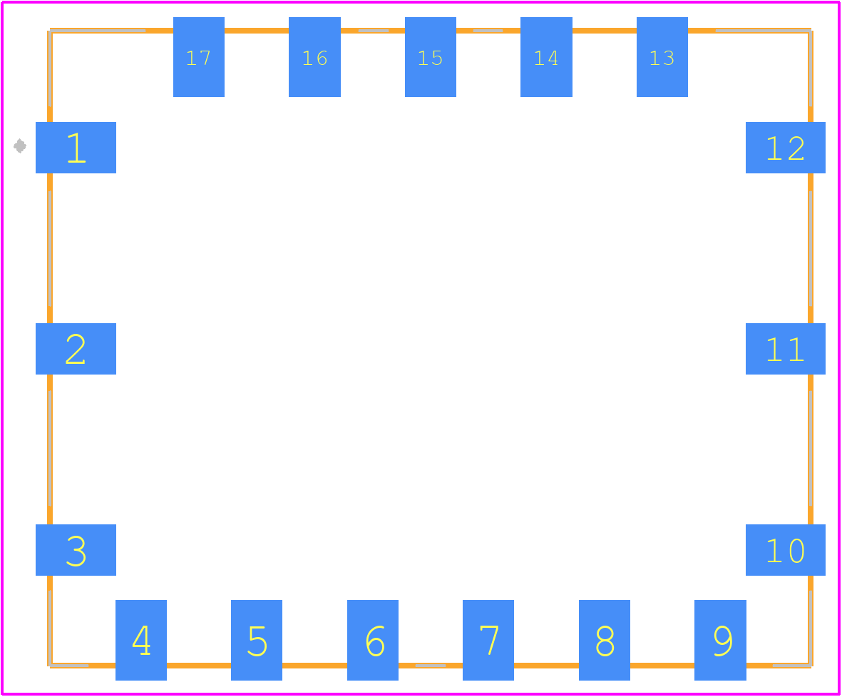 CBP-1280F+ - Mini-Circuits PCB footprint - Other - Other - CBP-1280F+-1