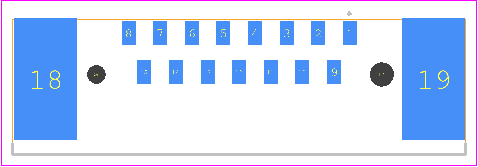09552563622741 - HARTING PCB footprint - Other - Other - 09552563611741