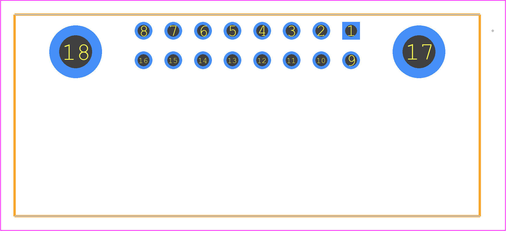 09185166926 - HARTING PCB footprint - Other - Other - 09185166926