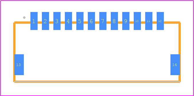 T1M-12-T-SH-L-K - SAMTEC PCB footprint - Other - Other - T1M-12-X-SH-L-K