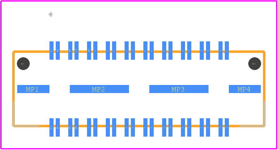 QTH-020-03-L-D-DP-A - SAMTEC PCB footprint - Other - Other - QTH-020-03-L-D-DP-A-1