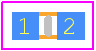 F0402G0R06FNTR - Kyocera AVX PCB footprint - Fuses Chip - Fuses Chip - F0402G-