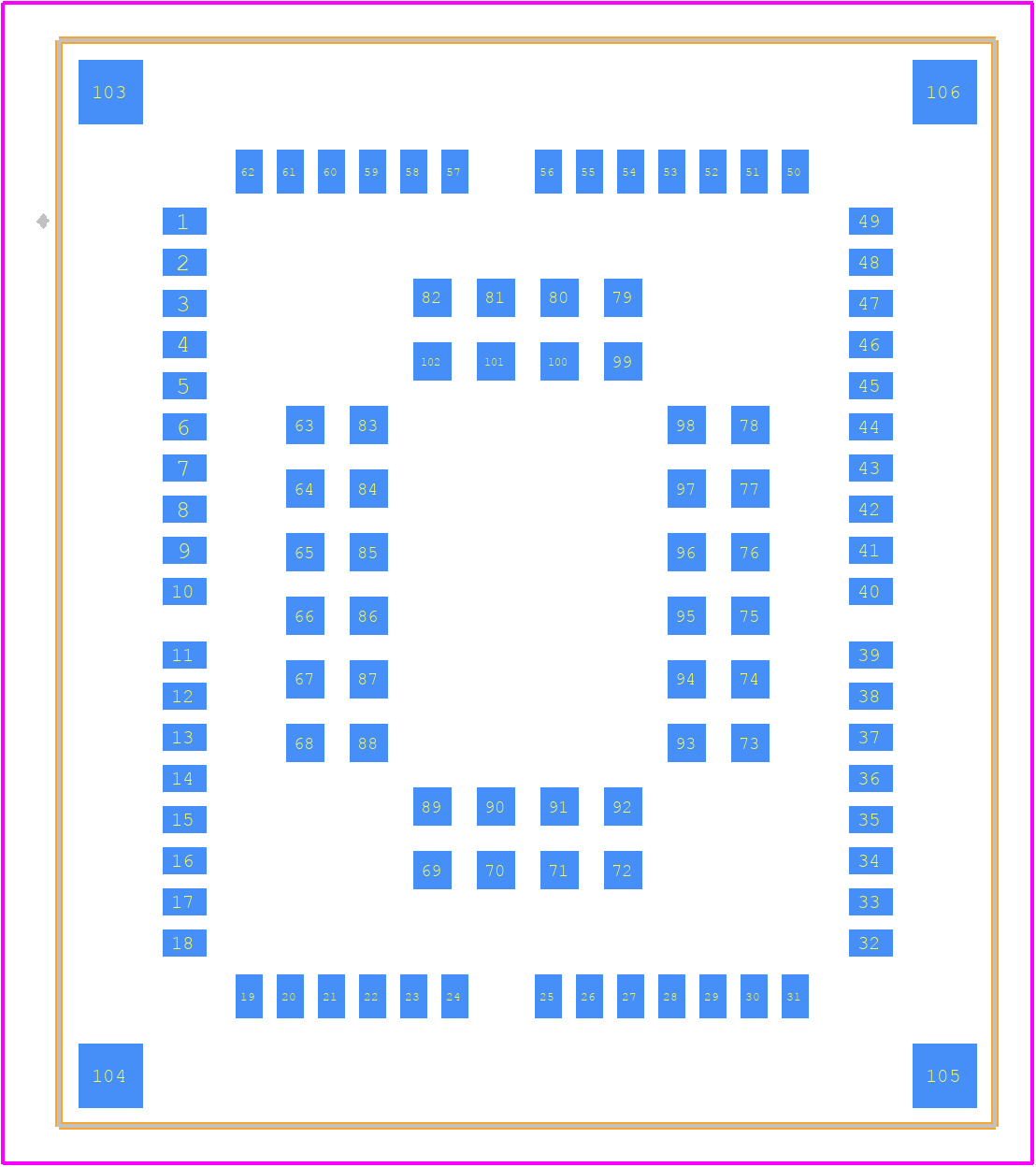 EG91-E - Quectel PCB footprint - Other - Other - EG91-E-1