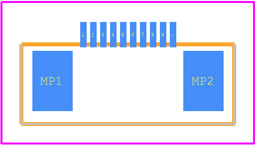 ER-CON10HT-1 - EastRising PCB footprint - Other - Other - ER-CON10HT-1-1