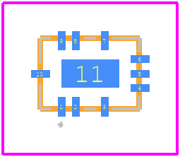EP2KA+ - Mini-Circuits PCB footprint - Other - Other - 3.5mm x 2.5mm QFN package