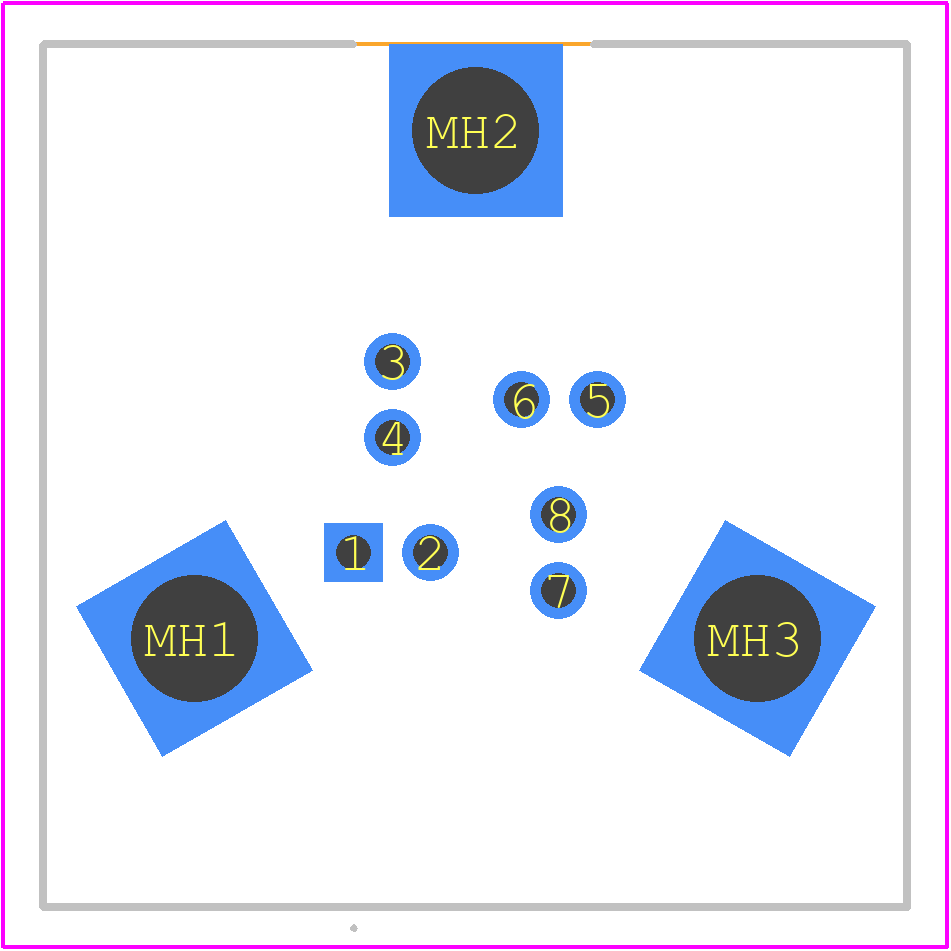 2102351-2 - TE Connectivity PCB footprint - Other - Other - 2102351-2-7