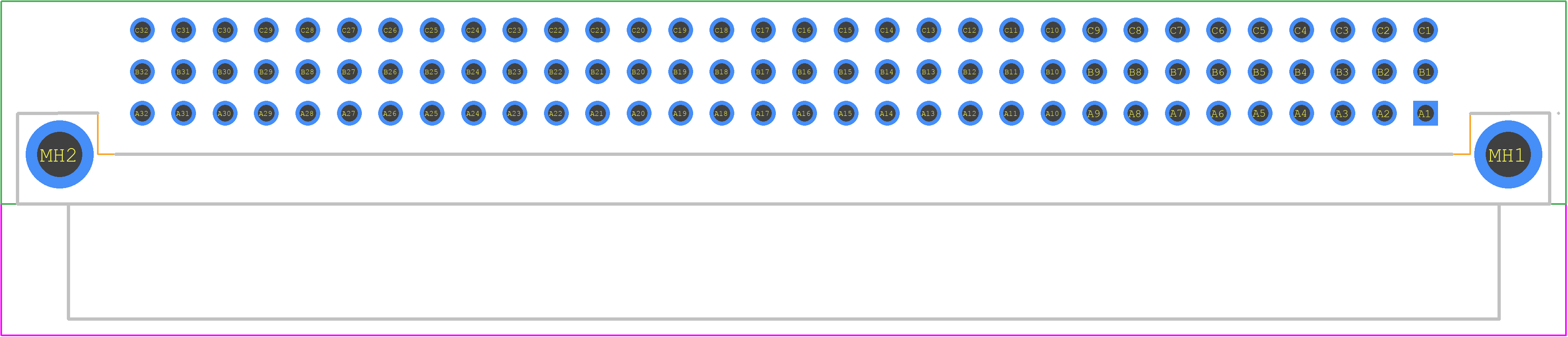 536366-6 - TE Connectivity PCB footprint - Other - Other - 536366-6-1
