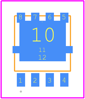 NVMJS1D5N04CLTWG - onsemi PCB footprint - Other - Other - LFPAK8 4.90x4.80x1.12MM, 1.27P CASE 760AA ISSUE D