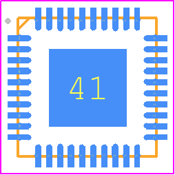 ECE1200-I/LD - Microchip PCB footprint - Quad Flat No-Lead - Quad Flat No-Lead - ECE1200-I/LD
