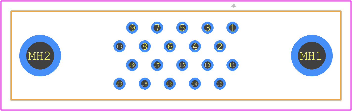 10220-6202PC - 3M PCB footprint - Other - Other - 10220-6202PC-4