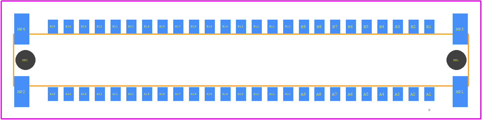 403-52050-51 - ept PCB footprint - Other - Other - One27 Male low-profile 403-52050-5