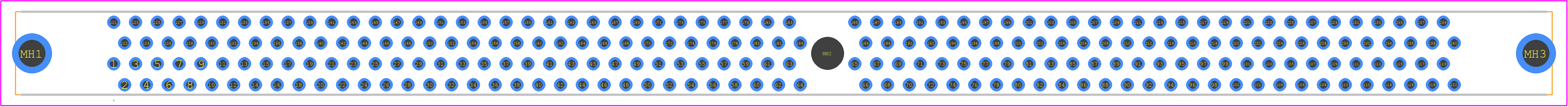 10023061-10207LF - Amphenol PCB footprint - Other - Other - 10023061-10207LF-1