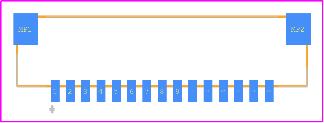 DF14A-15P-1.25H(24) - Hirose PCB footprint - Other - Other - DF14A-15P-1.25H(24)-3