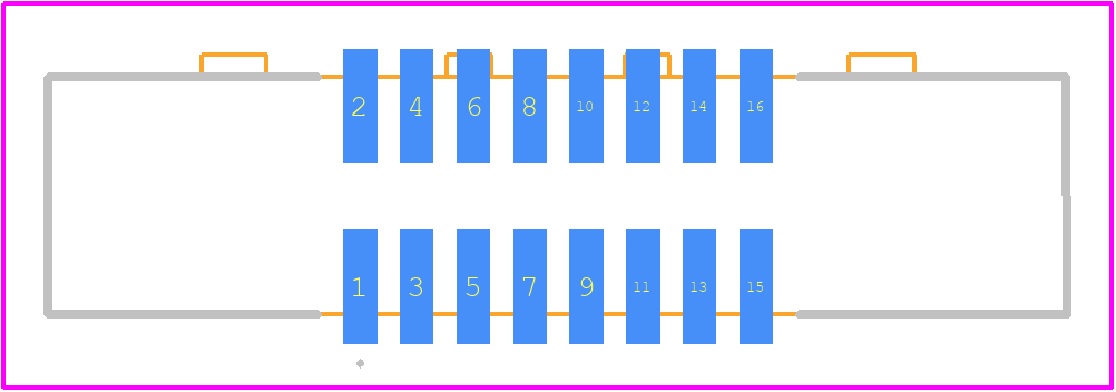 45216-220230 - 3M PCB footprint - Other - Other - 45216-220230-5