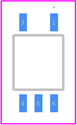 FODM453 - onsemi PCB footprint - Other - Other - MFP5 4.1X4.4, 2.54P CASE 100AM ISSUE O