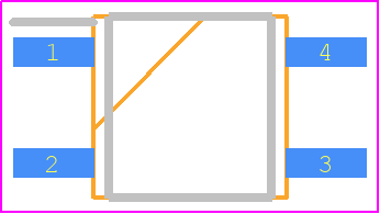 EL357N-B-TA-G - Everlight PCB footprint - Small Outline Packages - Small Outline Packages - 4 PIN ULTRA SMALL SOP