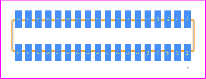 MLE-118-01-G-DV - SAMTEC PCB footprint - Other - Other - MLE-118-01-G-DV
