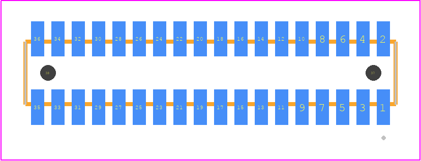 MLE-118-01-G-DV-A - SAMTEC PCB footprint - Other - Other - MLE-118-01-G-DV-A
