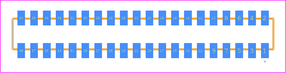 CLP-120-02-G-D-TR - SAMTEC PCB footprint - Other - Other - CLP-120-02-XXX-D-TR