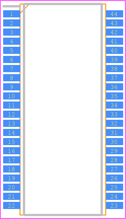 BU26156RFS-E2 - ROHM Semiconductor PCB footprint - Small Outline Packages - Small Outline Packages - BU26156RFS-E2- HTSSOP