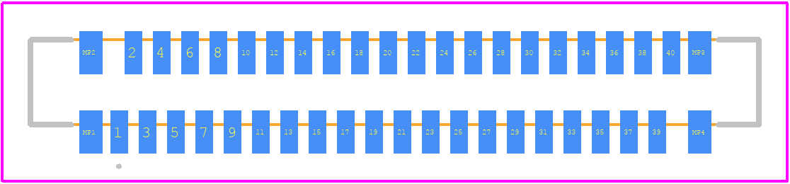 0525594033 - Molex PCB footprint - Other - Other - 0525594033-1
